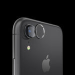 Back Camera lens protector temper glass film + metal real lens ring