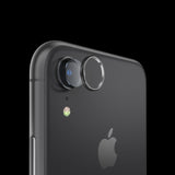 Back Camera lens protector temper glass film + metal real lens ring