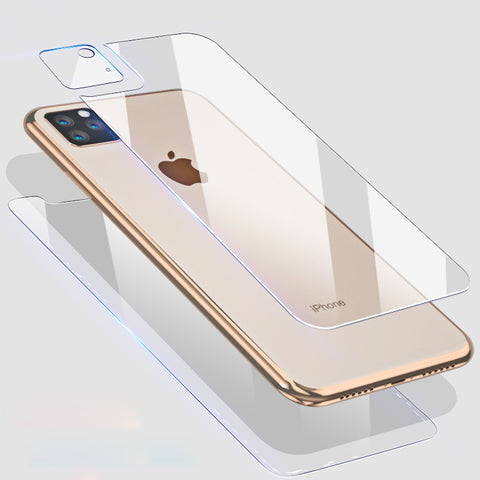 9D Front+Rear Back+Lens Camera Film For iPhone 11 Pro Max 11 2019 Temper Glass Full Body Screen Film Protector for iPhone 11