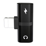 T-shaped headphone 2-in-1 dual-port adaptor for iPhone