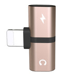 T-shaped headphone 2-in-1 dual-port adaptor for iPhone