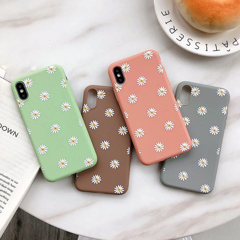 Flower Case SOFT SILICONE for iPhone