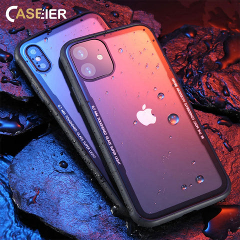 Temper glass iPhone case