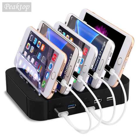 USB Charging Station Dock With Stand