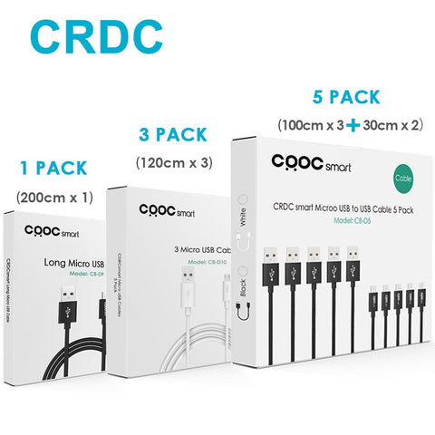 CRDC Micro USB Cable 2A FastCharge
