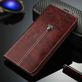 USLION Luxury Flip Leather Phone Case For iPhone 7 5 5s SE 6 6 Plus Wallet Card Slots Cases Cover For iPhone X XS Max XR 8 Plus