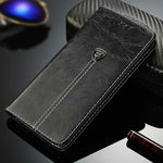 USLION Luxury Flip Leather Phone Case For iPhone 7 5 5s SE 6 6 Plus Wallet Card Slots Cases Cover For iPhone X XS Max XR 8 Plus