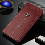 USLION Luxury Flip Leather Phone Case For iPhone 7 5 5s SE 6 6 Plus Wallet Card Slots Cases Cover For iPhone X XS Max XR 8 Plus