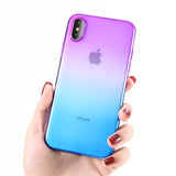 FLOVEME For iPhone 6 6S iPhone 7 8 Plus Ultra Thin Cases for iPhone X XS Max XR Clear TPU Phone Cases For iPhone 5S 5 SE Fundas