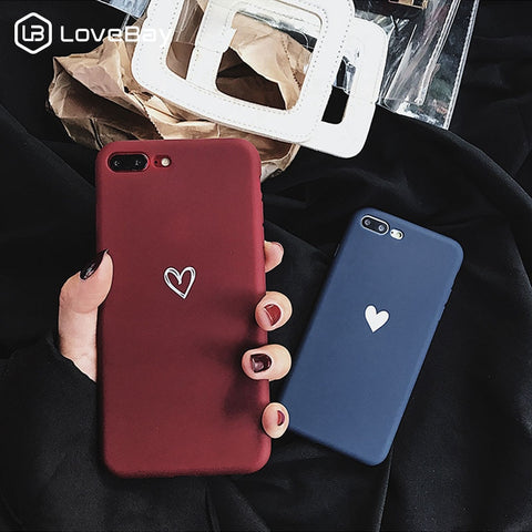 LoveBay Love heart Pattern Soft TPU Case for iPhone