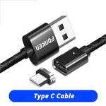 Magnetic type-C USB fast charge