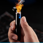Mini LED USB Electrical Lighter at finger touch