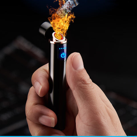 Mini LED USB Electrical Lighter at finger touch