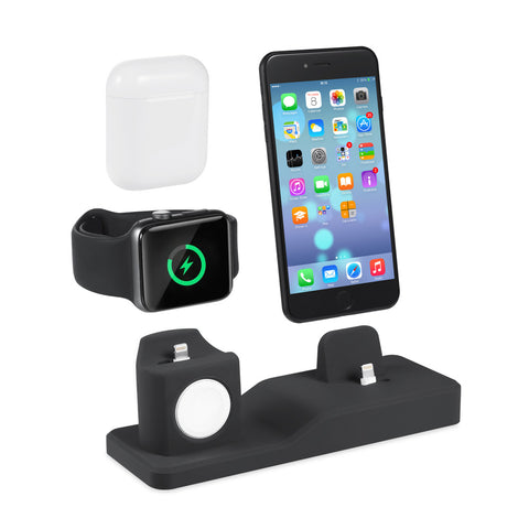 Charging port 3in1 for iWatch, iPhone & AirPods