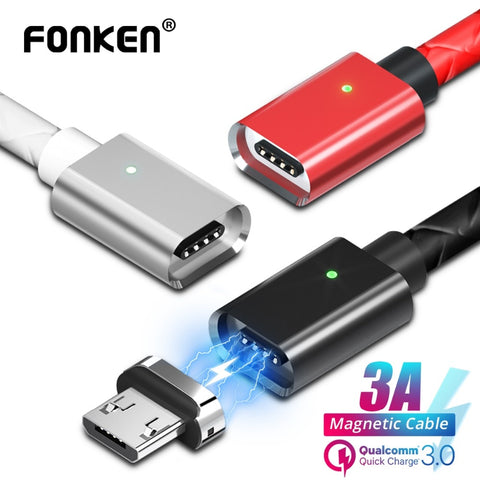 Magnetic Fast charge USB 3in1