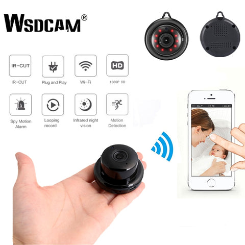 Mini IP CCTV Camera with Night Vision 1080P