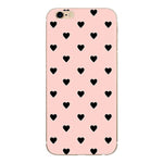 Heart Print Case For Iphones