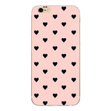 Heart Print Case For Iphones