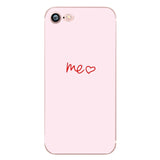 Heart Print Case For Iphones