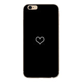 Heart Print Case For Iphones