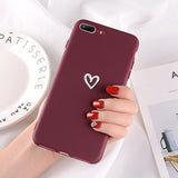 LoveBay Love heart Pattern Soft TPU Case for iPhone