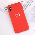 LoveBay Love heart Pattern Soft TPU Case for iPhone