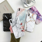 Marble Case Iphone Mobiles