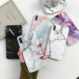Marble Case Iphone Mobiles