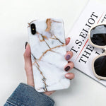 Marble Case Iphone Mobiles
