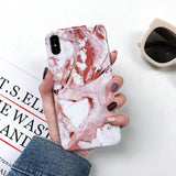 Marble Case Iphone Mobiles