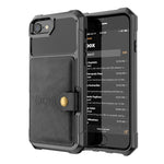 Luxury PU Leather Wallet Case for iPhone 6 6s 7 8 Plus X XS XR XX MAX Cases Wallet Flip Cover Buckle for iPhone Phone XR Fundas
