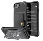 Luxury PU Leather Wallet Case for iPhone 6 6s 7 8 Plus X XS XR XX MAX Cases Wallet Flip Cover Buckle for iPhone Phone XR Fundas