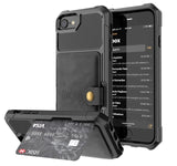 Luxury PU Leather Wallet Case for iPhone 6 6s 7 8 Plus X XS XR XX MAX Cases Wallet Flip Cover Buckle for iPhone Phone XR Fundas