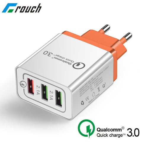Fast USB Charger 18W with 3 ports