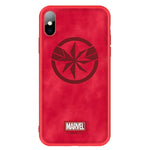 Original brand Phone case For iphone X XS XR XS MAX Captain Marvel The Avengers Cloth High Quality Back Cover Iron Man funda