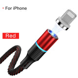 360Degree LED Fast USB Charger 3in1