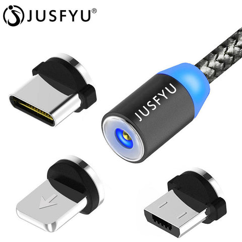 360 LED Magnetic Charging Cable