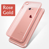 Luxury Clear Silicone Soft TPU Case For 7 8 6 6s Plus 7Plus 8Plus X XS MAX XR Transparent Phone Case For iPhone 5 5s SE 6sPlus